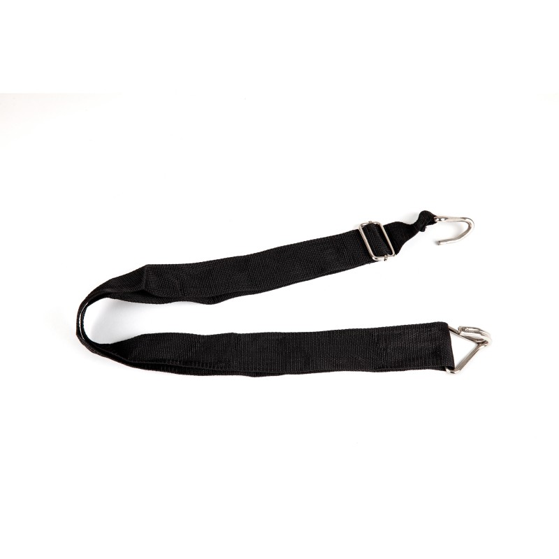 Sangle nylon ceinture - 2 crochets ouverts - Taille S 55/110 cm